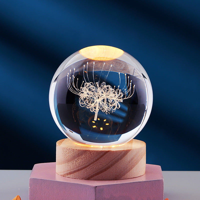 3D Glow Crystal Magic Lamp