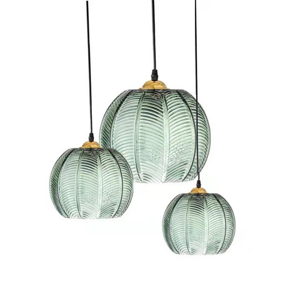 Tinted Globe Hanging Lamp