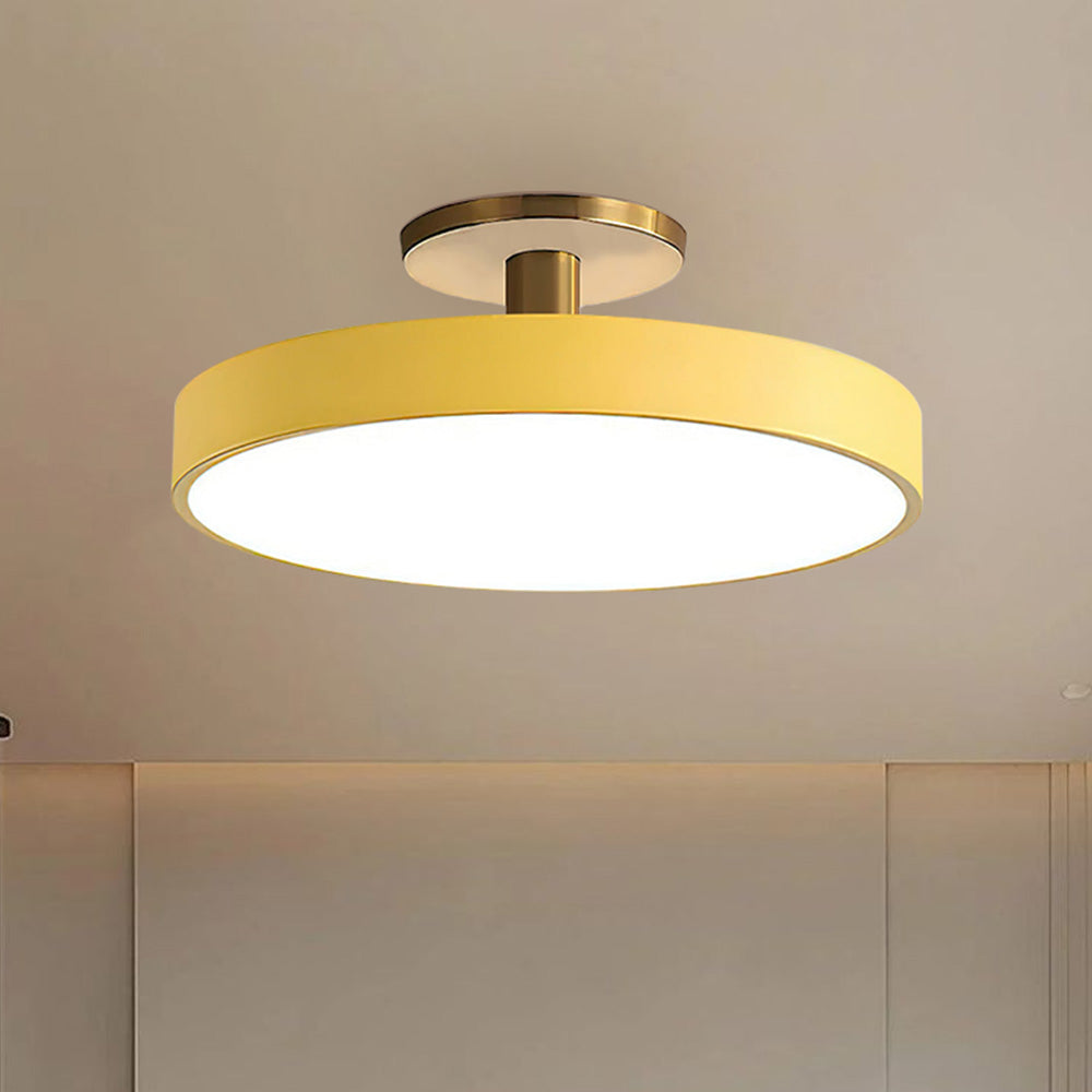 Round LED Ceiling Lamp in Minimalist Design