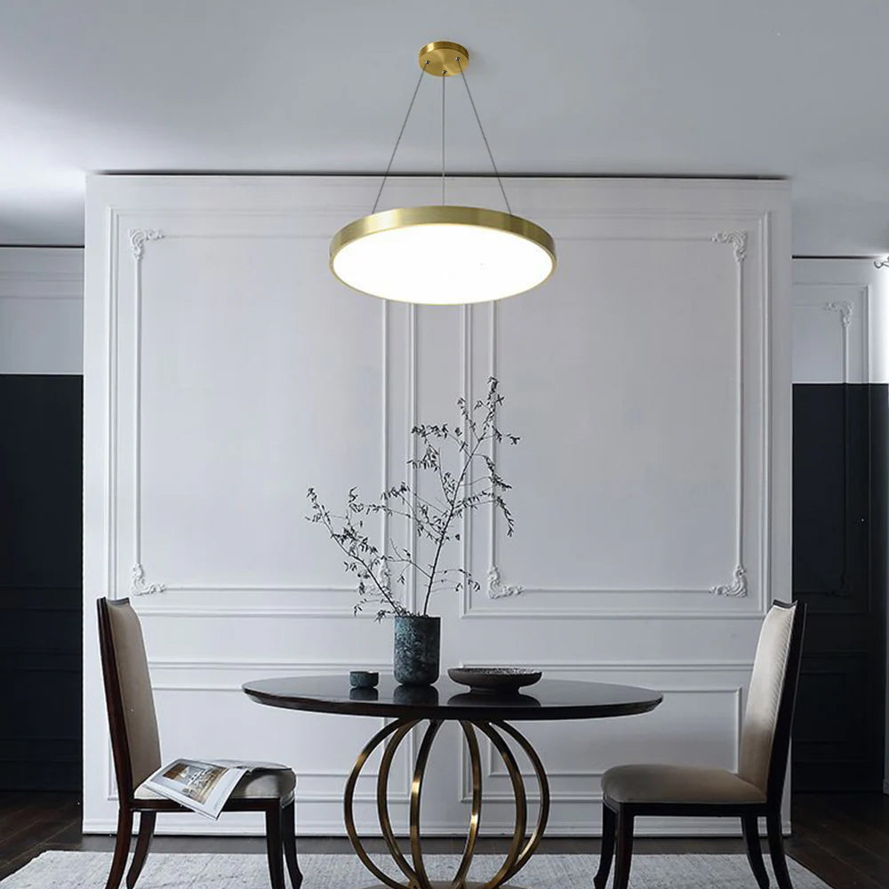 Minimalist Golden LED Bedroom Light
