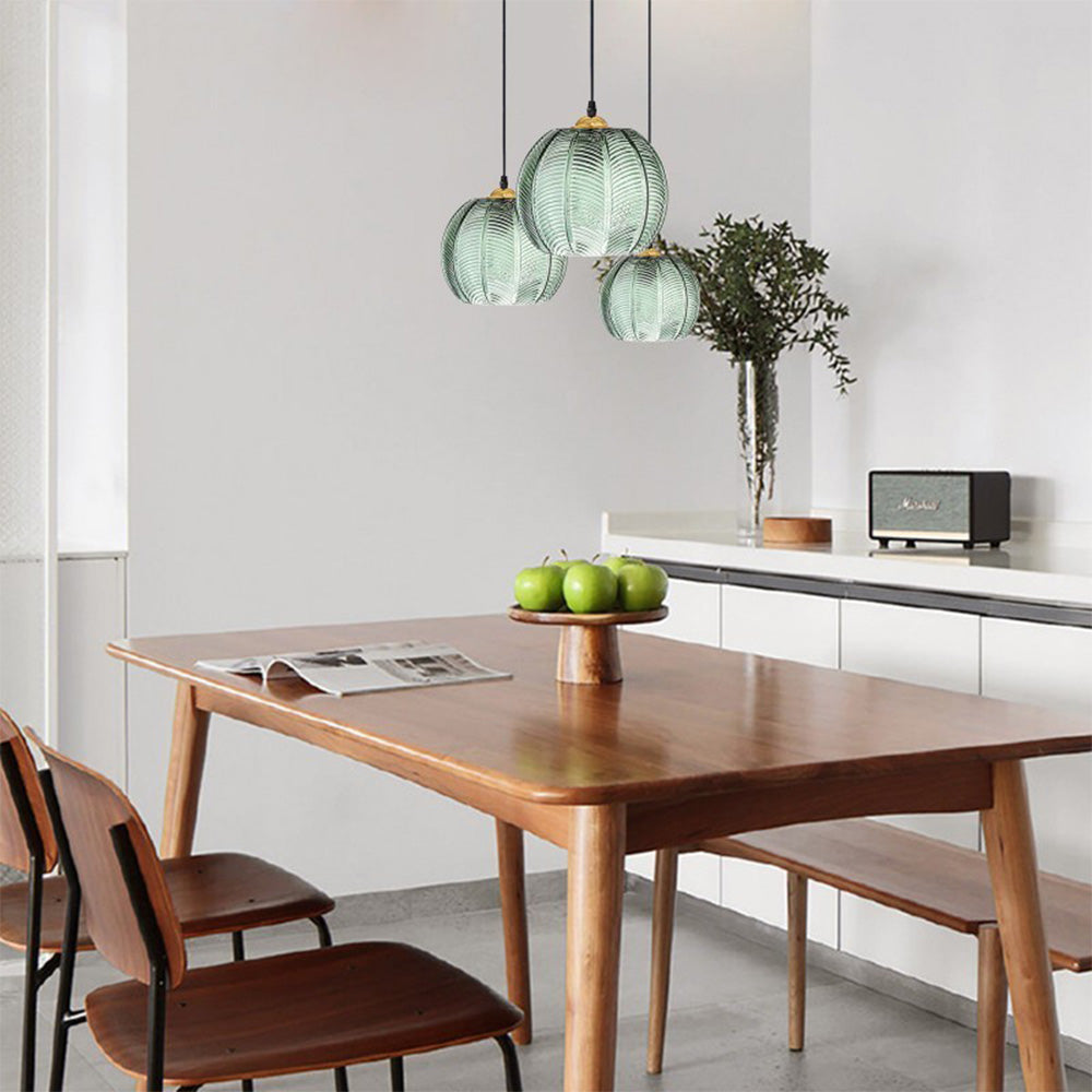Tinted Globe Hanging Lamp