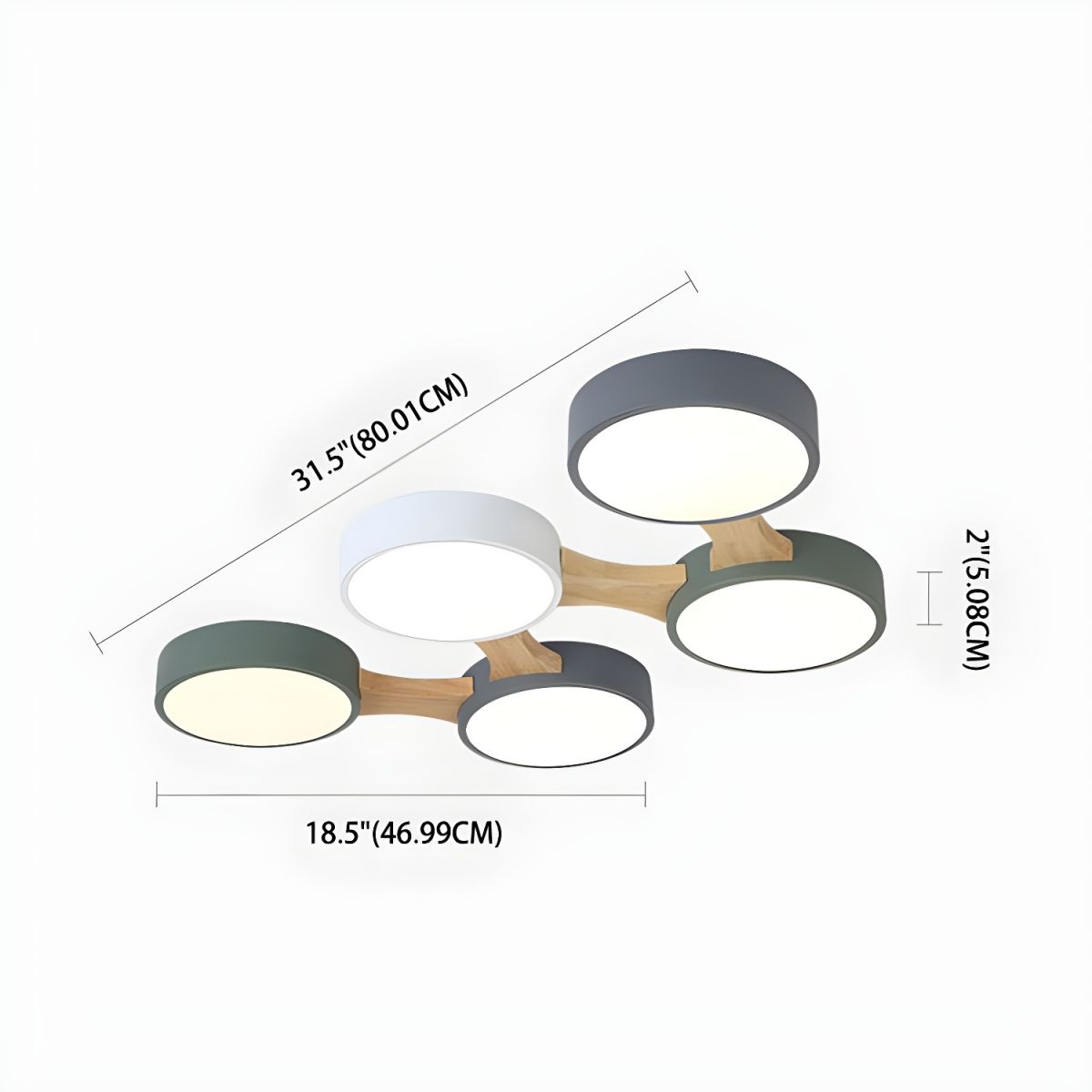 Contemporary Ceiling Light for Bedroom