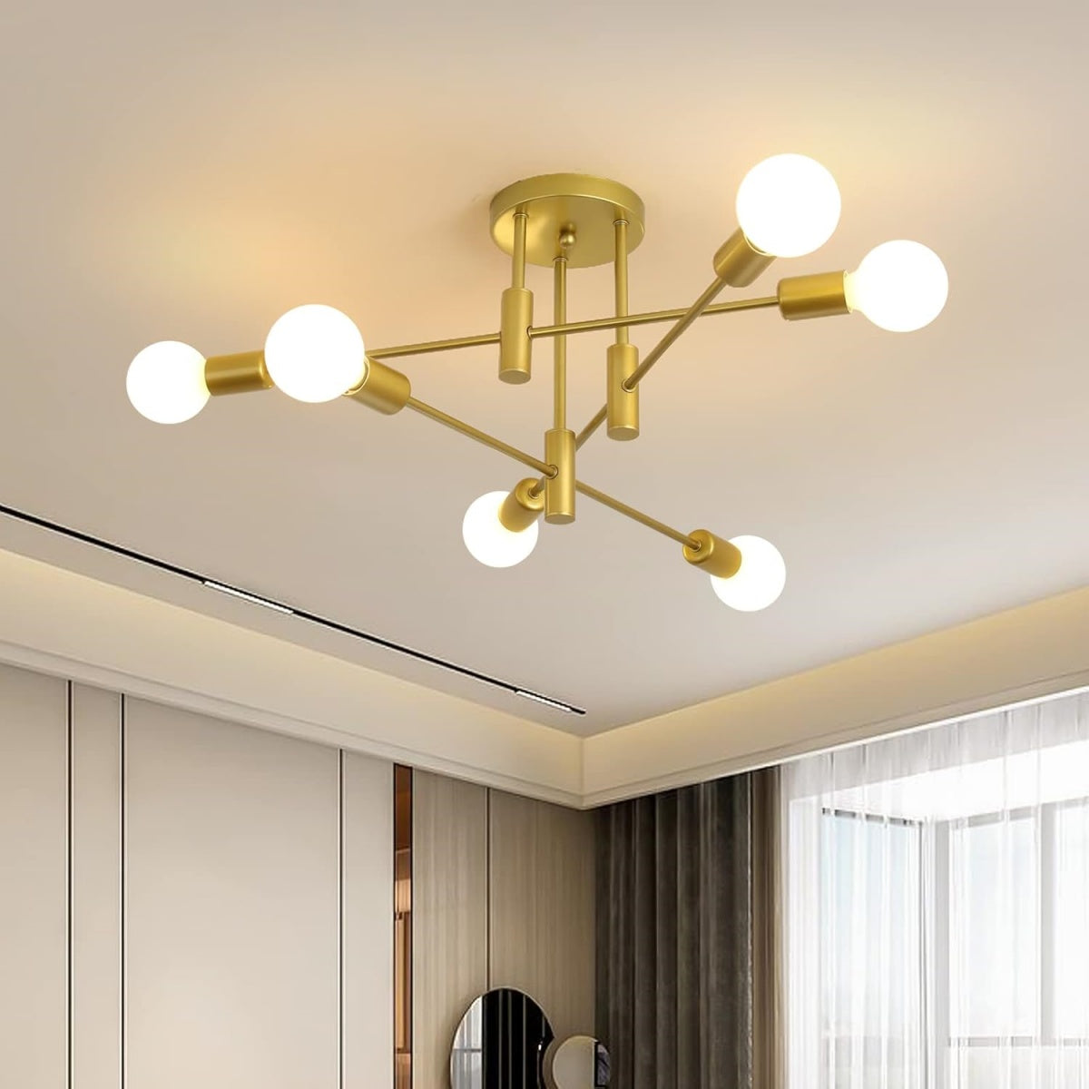 Nordic Black LED Ceiling Light