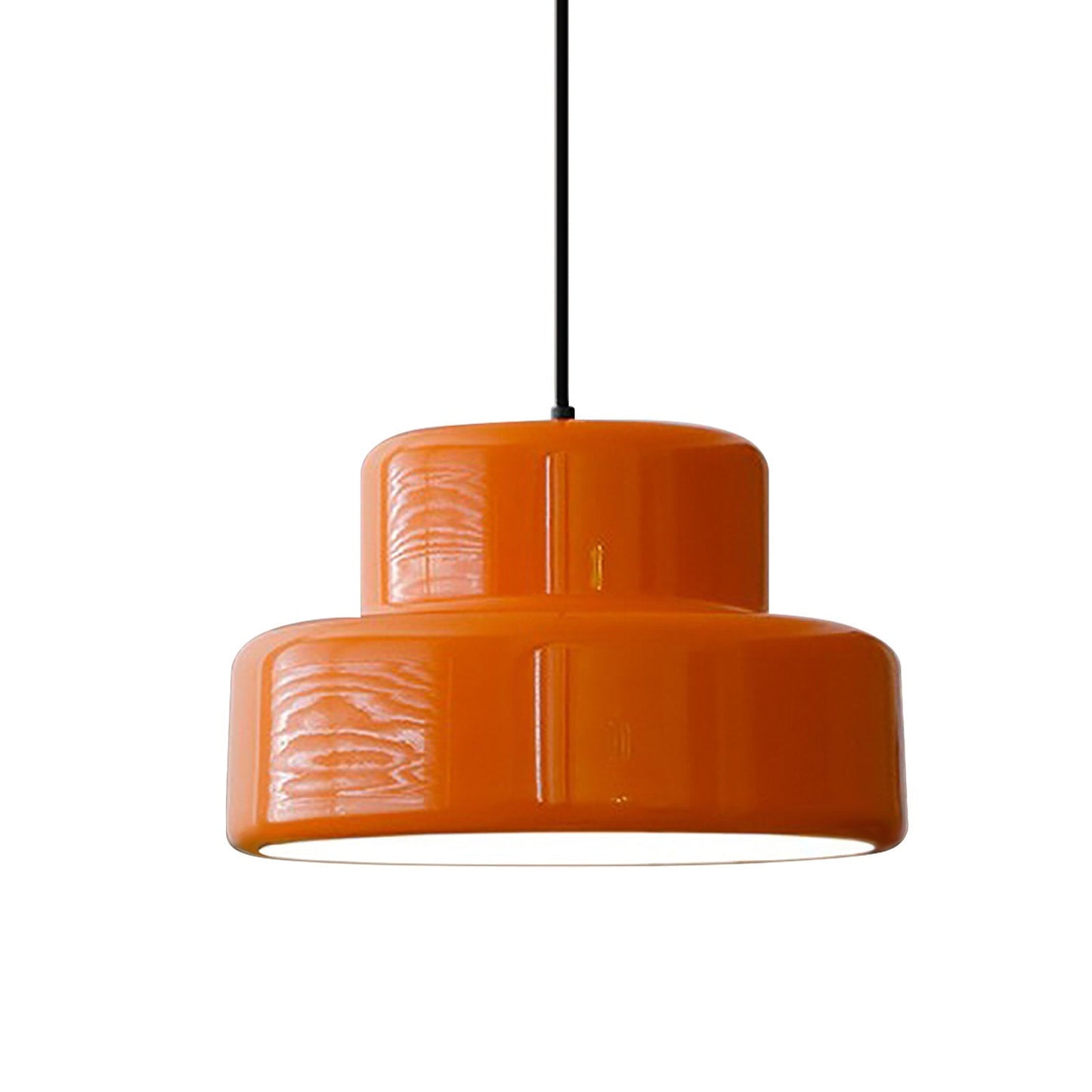 Bauhaus Orange Pendant Light