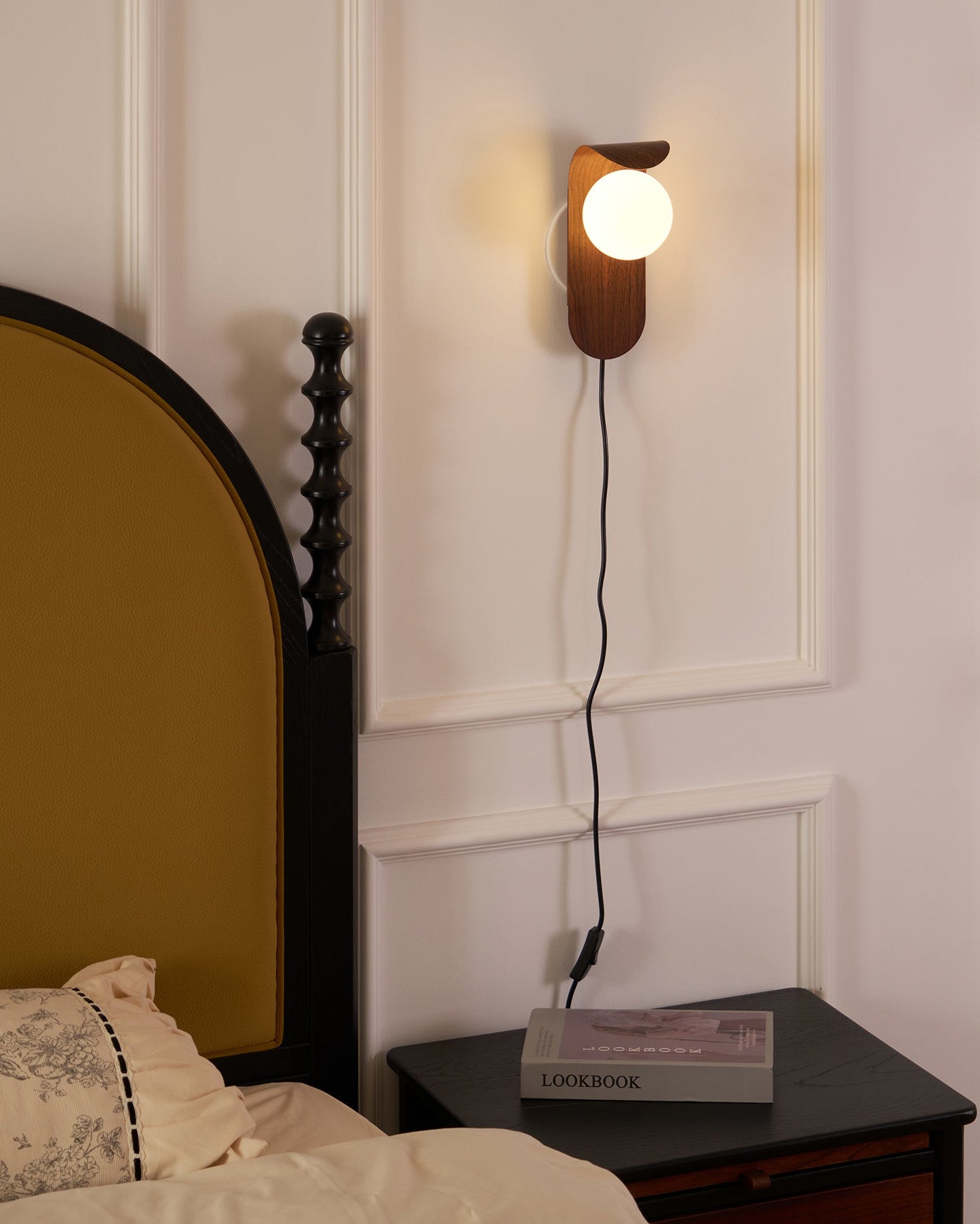 Contemporary Wood Accent Lamp