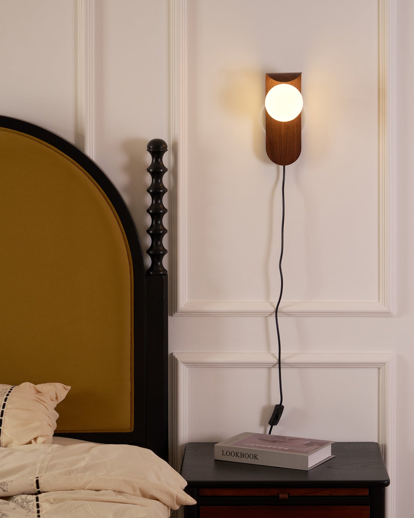 Contemporary Wood Accent Lamp