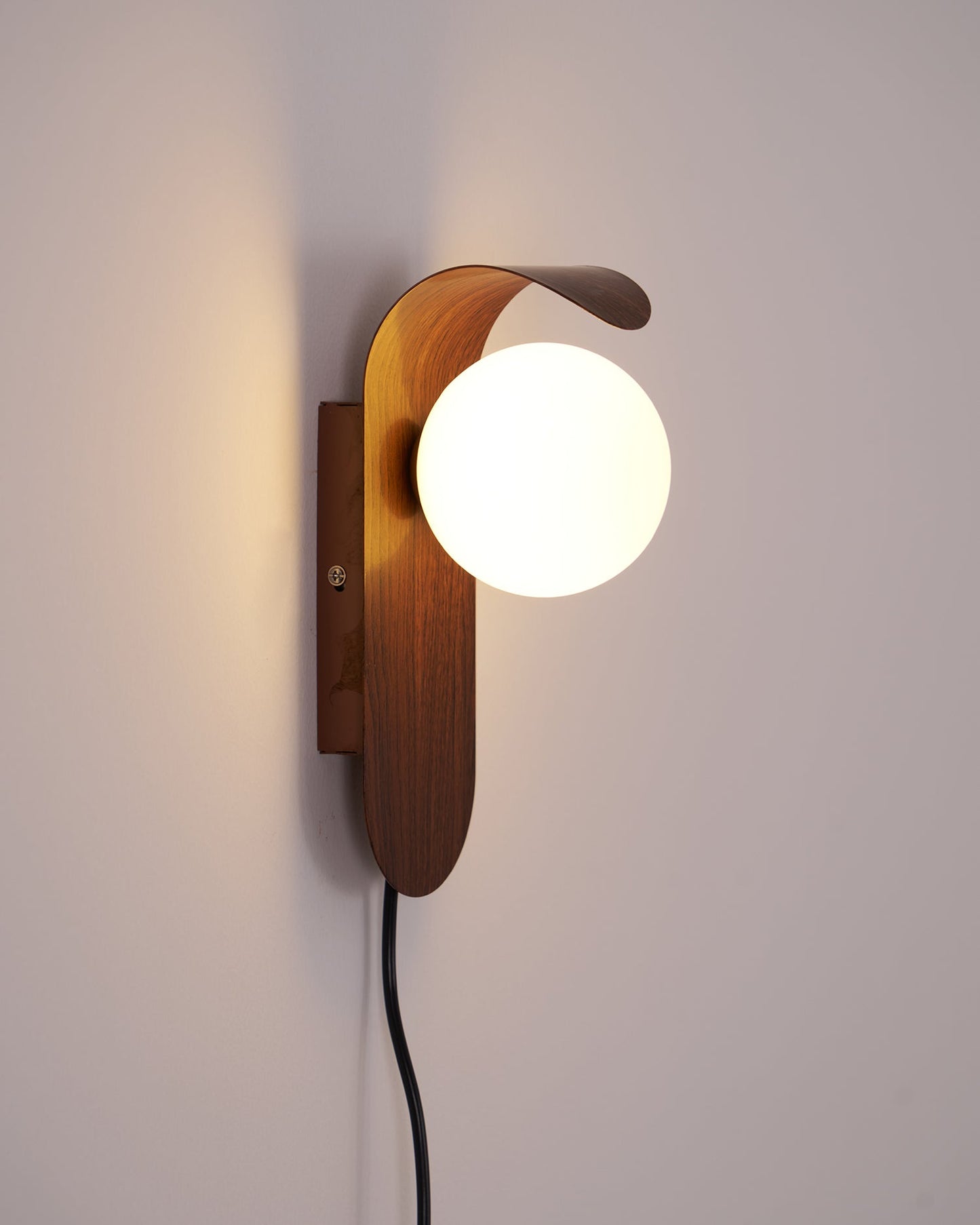 Contemporary Wood Accent Lamp