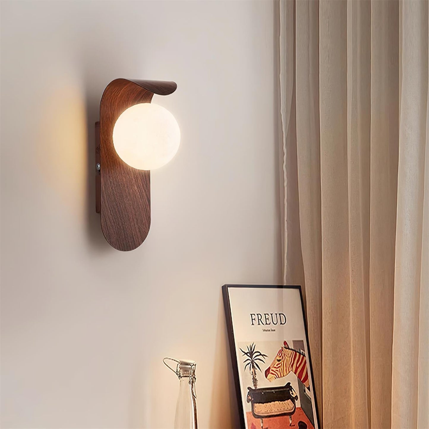 Contemporary Wood Accent Lamp