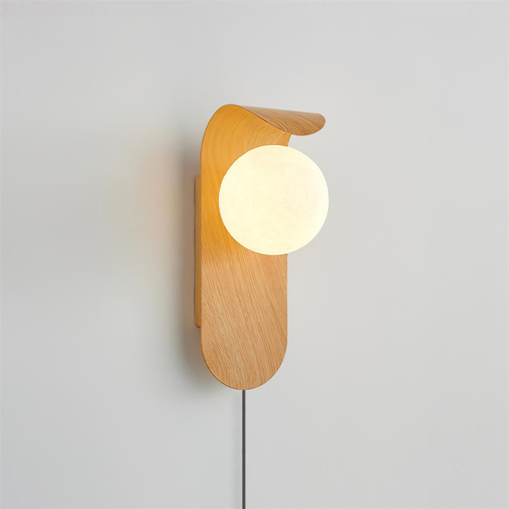 Contemporary Wood Accent Lamp