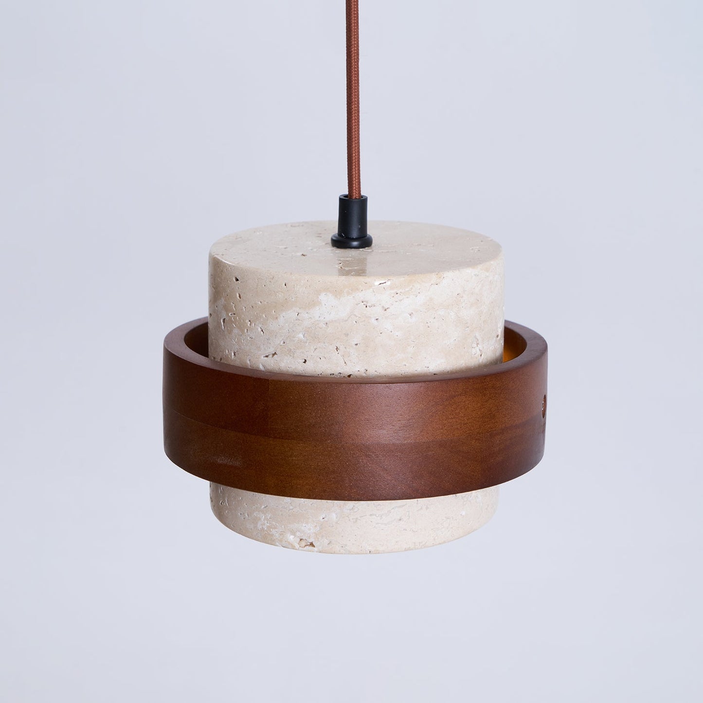 Rustic Stone Pendant Light