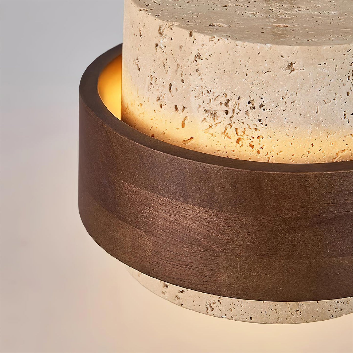 Rustic Stone Pendant Light