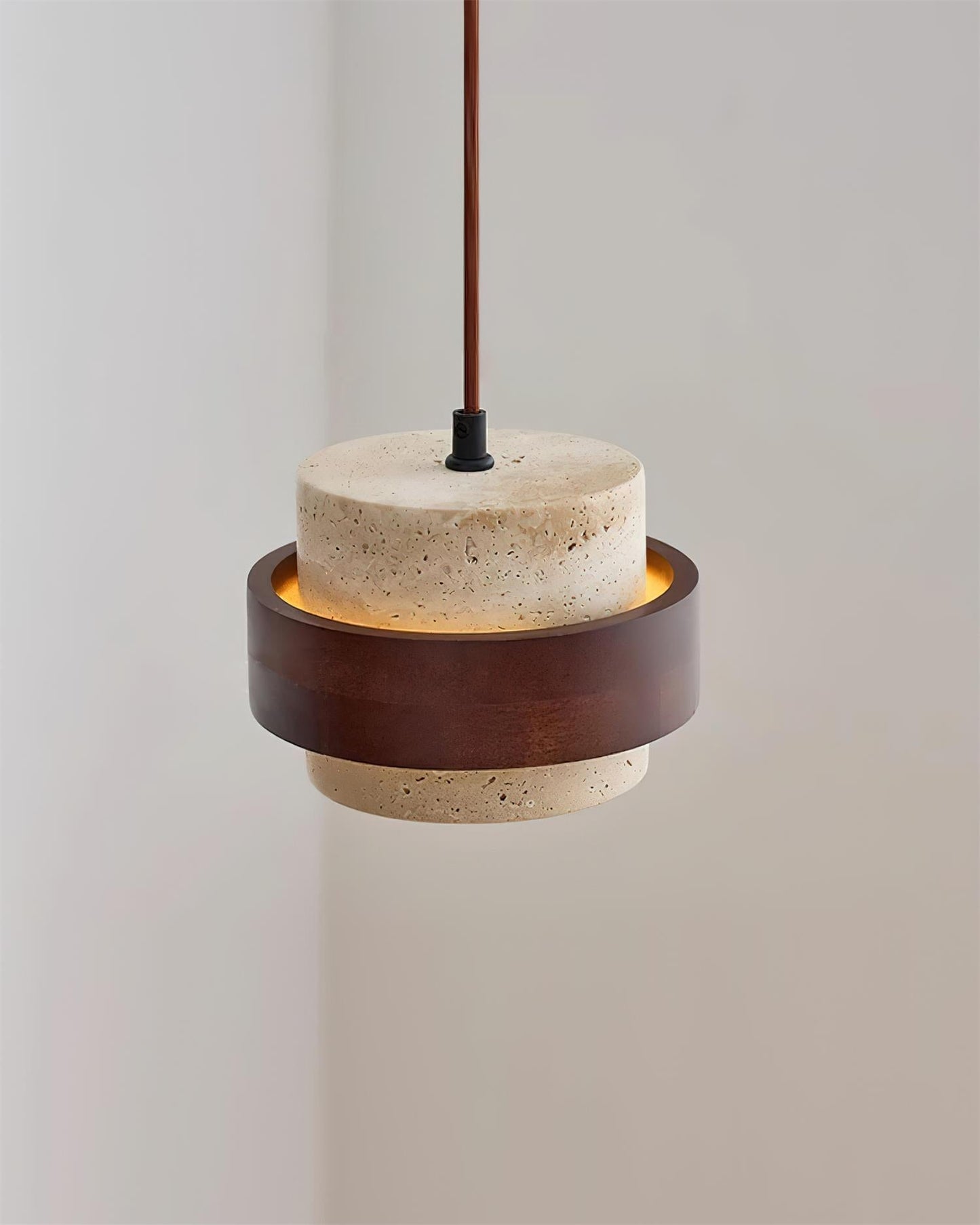 Rustic Stone Pendant Light