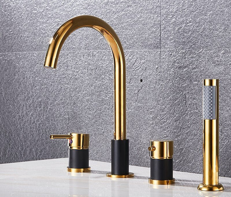 Modern Bathtub Faucet for Deck Mounting