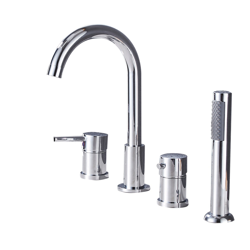 Modern Bathtub Faucet for Deck Mounting