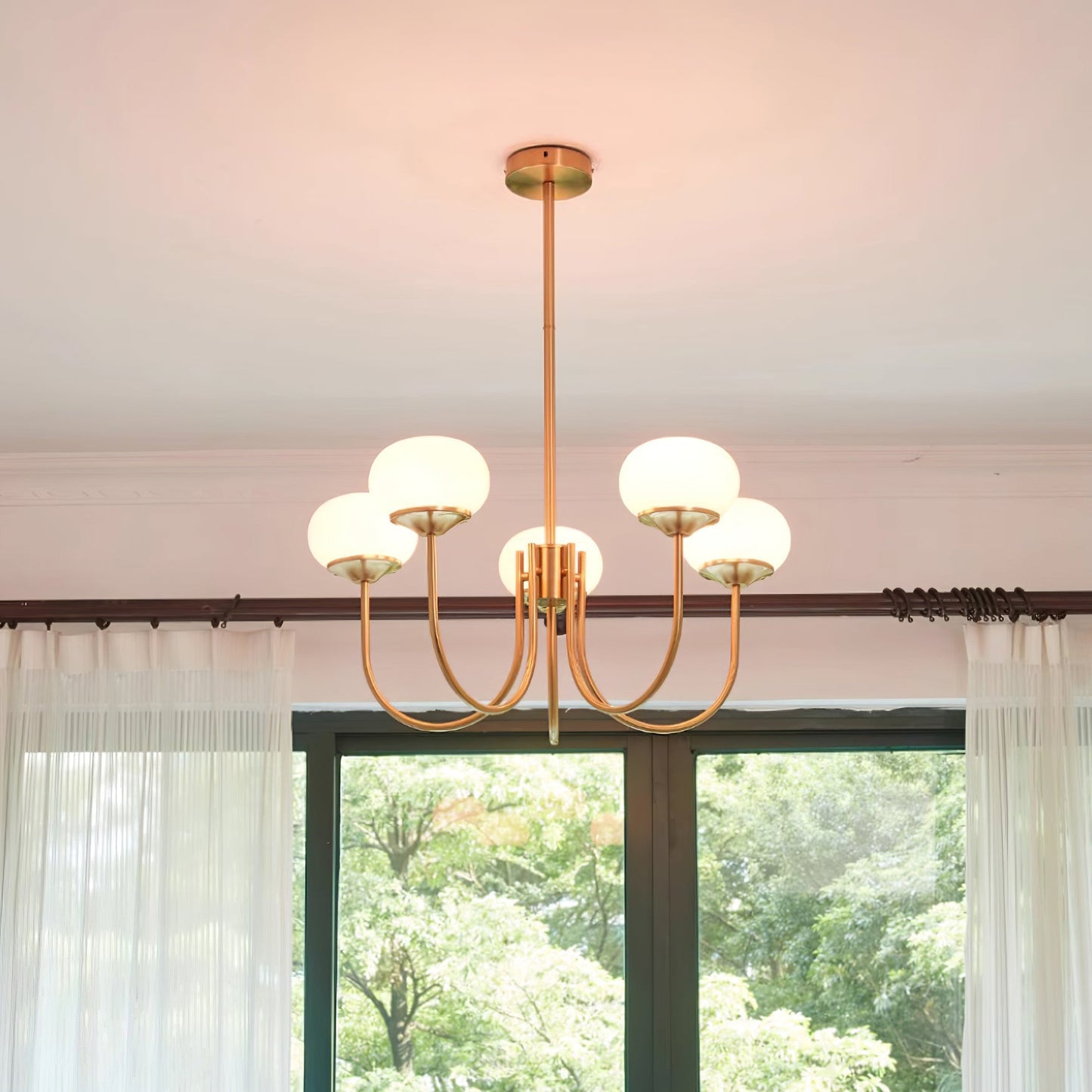 Glamour LED ceiling lamp