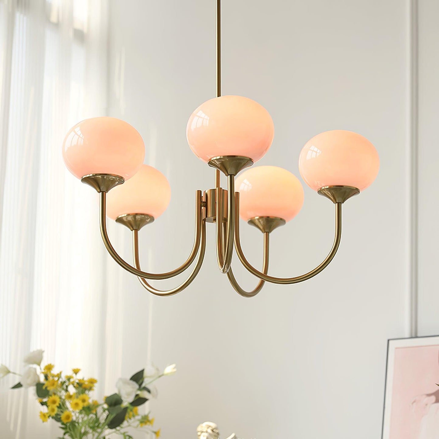 Glamour LED ceiling lamp