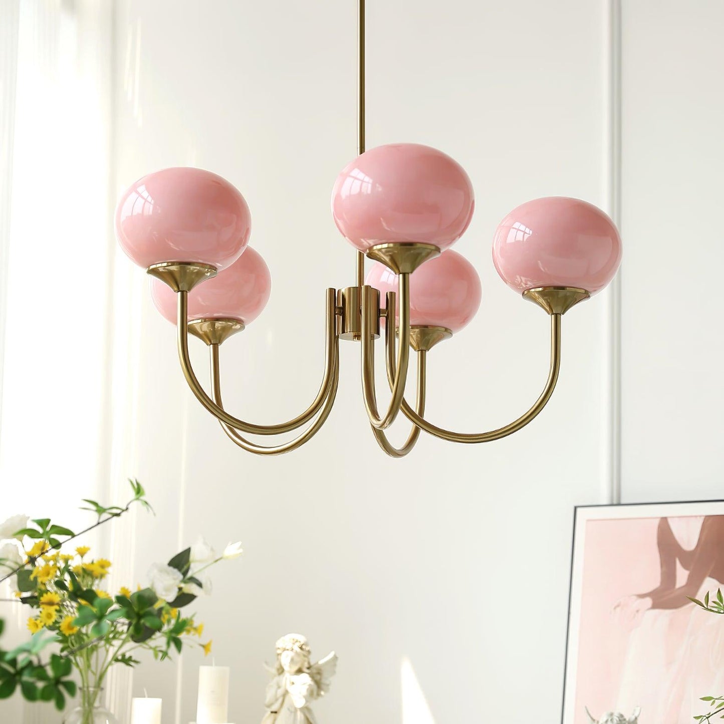 Glamour LED ceiling lamp