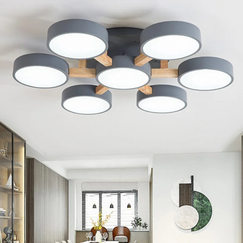 Modern Flush Bedroom Lamp