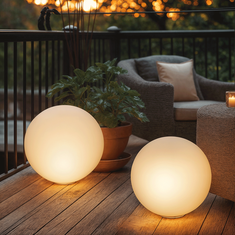 Modern Spherical LED Garden Light