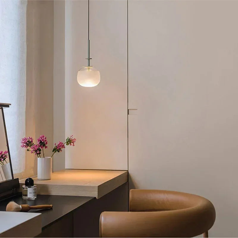 Danish Glass Chandelier