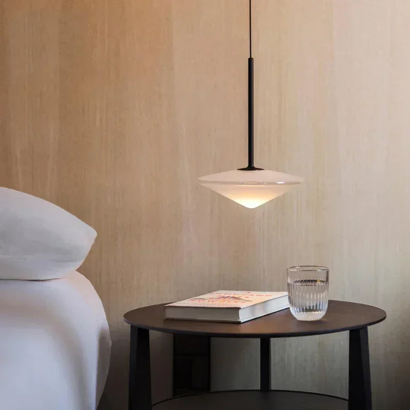 Danish Glass Chandelier
