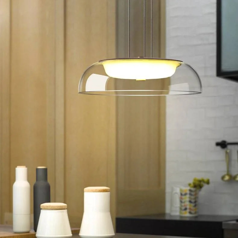 Transparent Glass Hanging Lamp