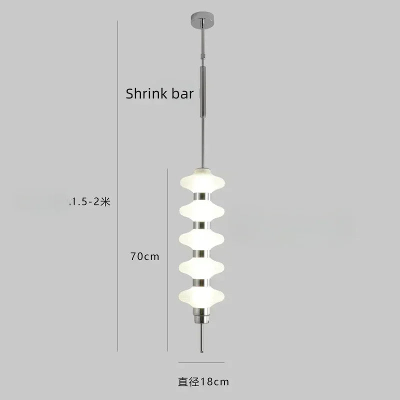 Luxury glass pendant light