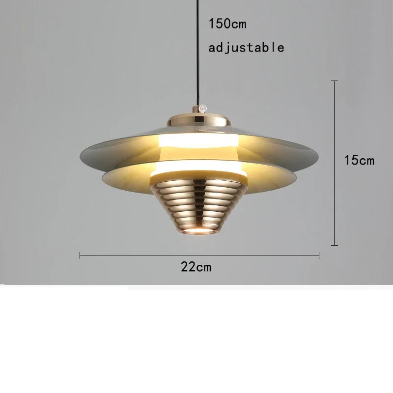 Aluminum LED pendant light