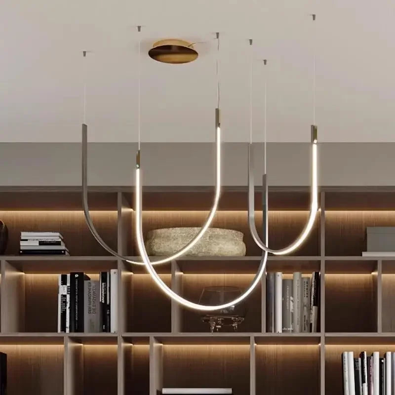 Designer lines ceiling lamp