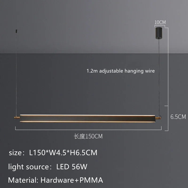 Modern acrylic pendant lamp
