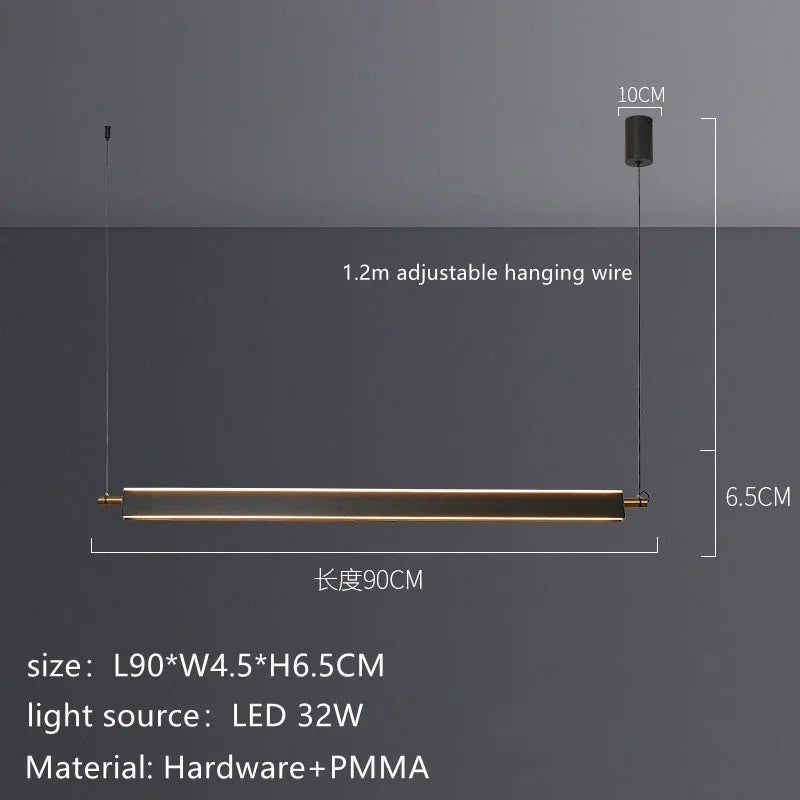 Modern acrylic pendant lamp