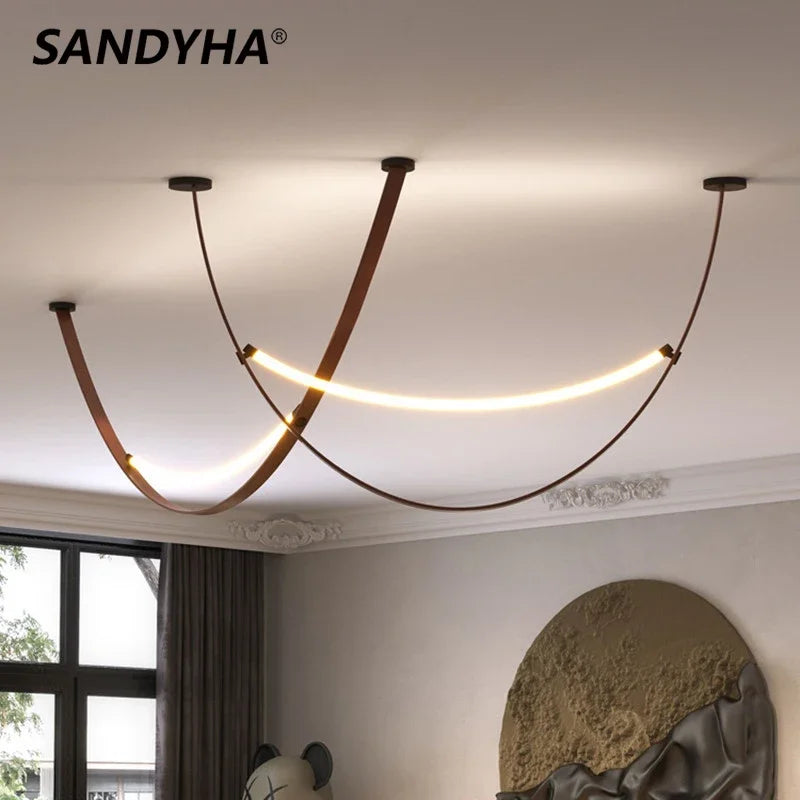 LED belt pendant light