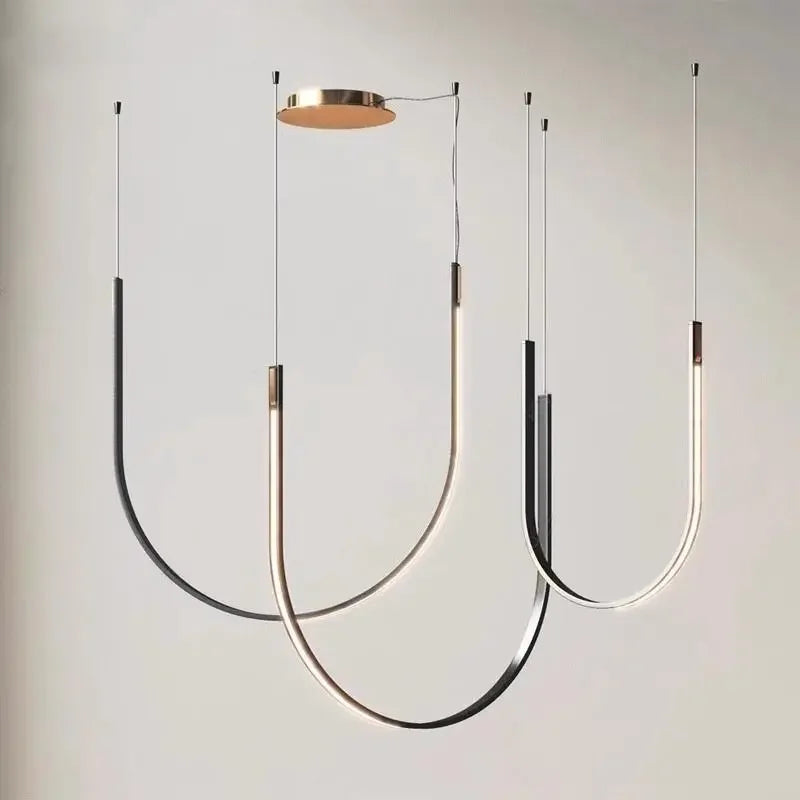 Designer lines ceiling lamp