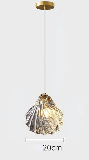 Shell LED pendant light