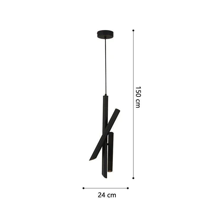 Vertical LED pendant light