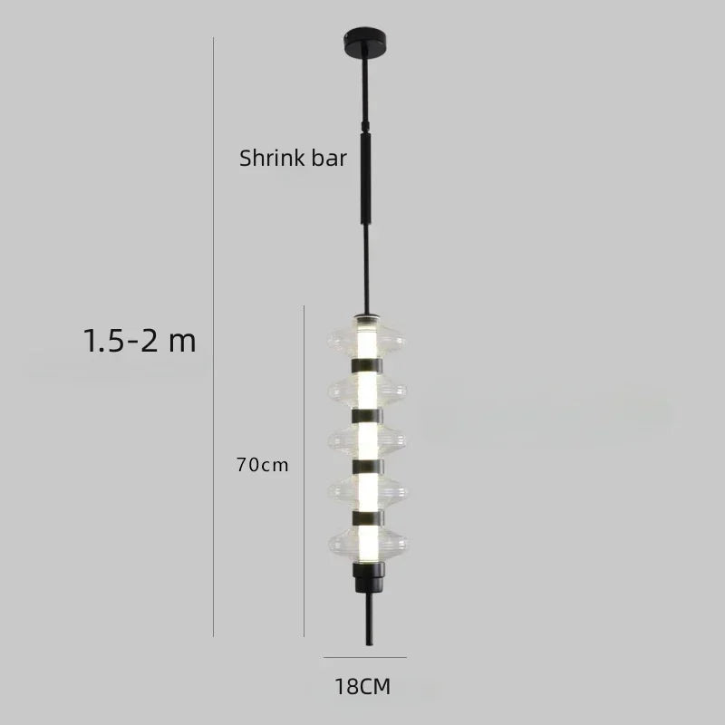 Luxury glass pendant light