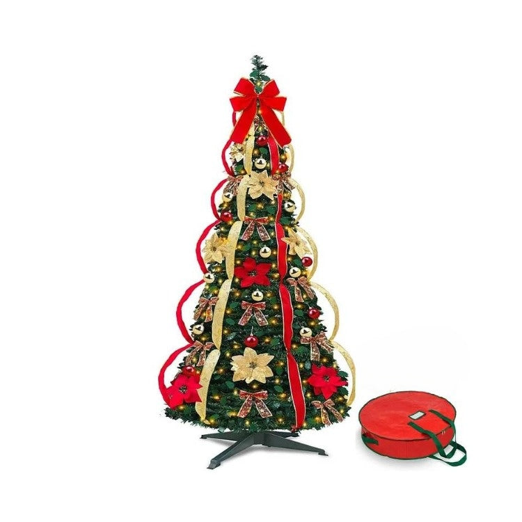 Festive Foldable Decoration for Christmas Tree