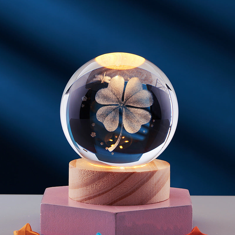 3D Glow Crystal Magic Lamp