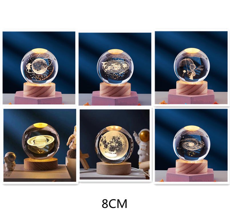 3D Glow Crystal Magic Lamp
