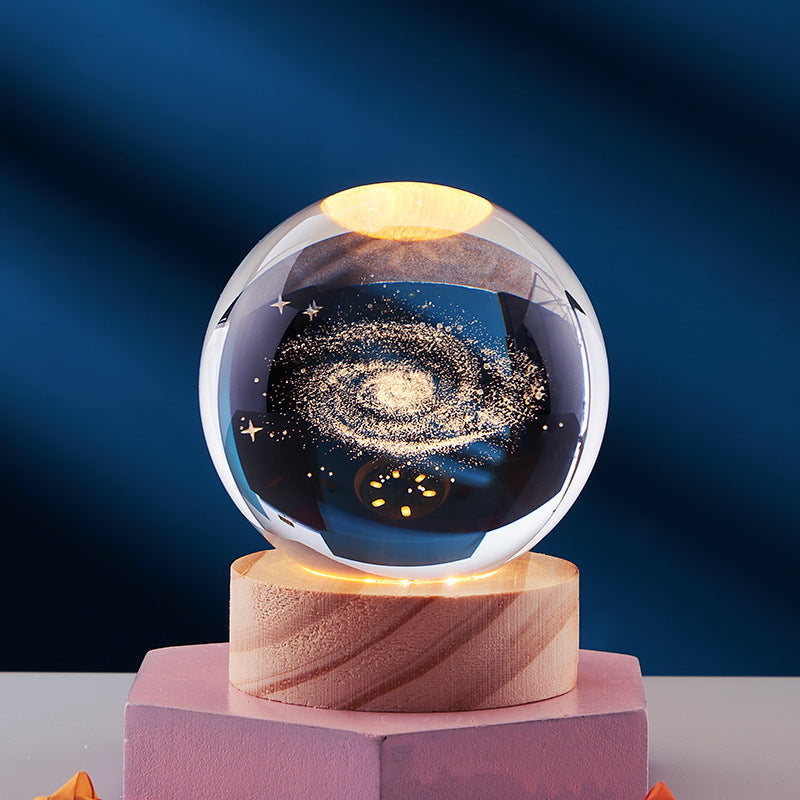 3D Glow Crystal Magic Lamp