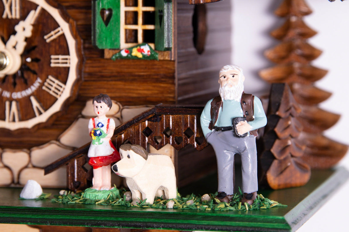 Almvera Alpine Chalet Wood Cuckoo Clock