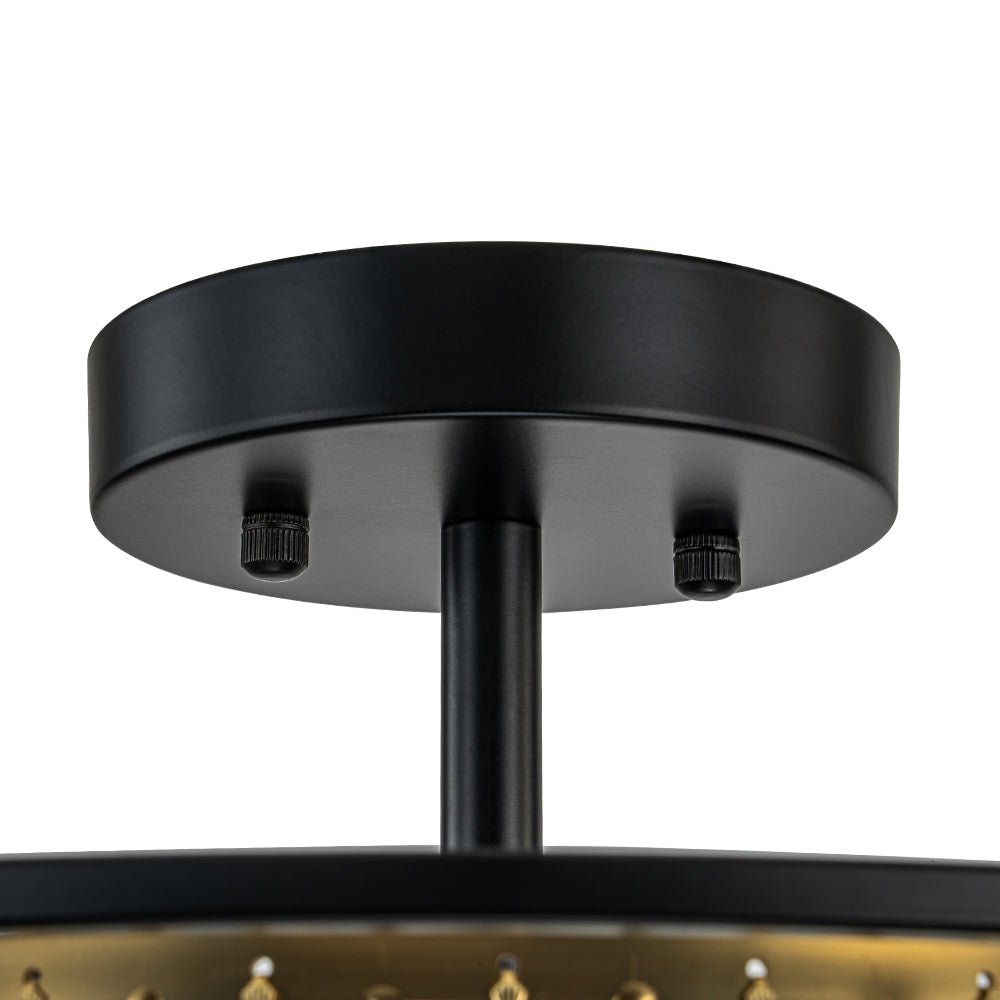 Open Frame Crystal Ceiling Light