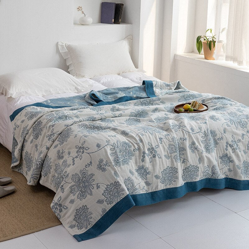 Premium Cotton Blanket with Elegant Design
