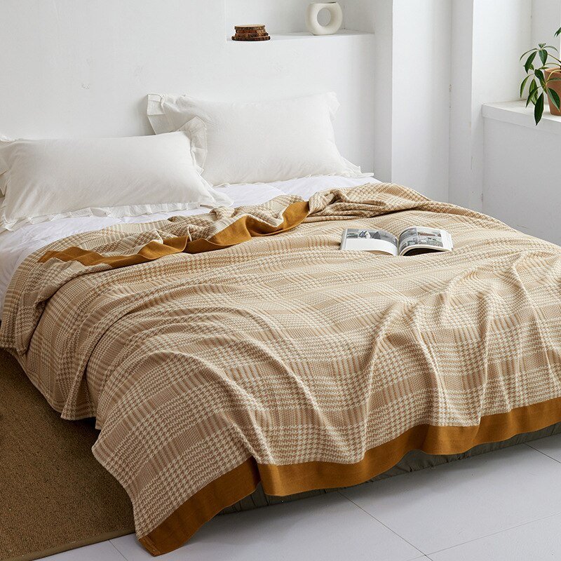 Premium Cotton Blanket with Elegant Design