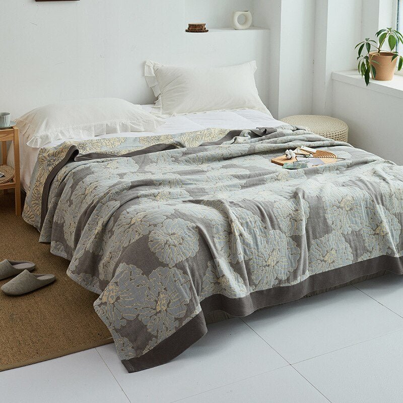 Premium Cotton Blanket with Elegant Design