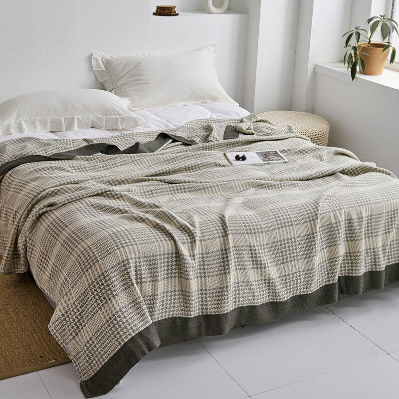 Premium Cotton Blanket with Elegant Design
