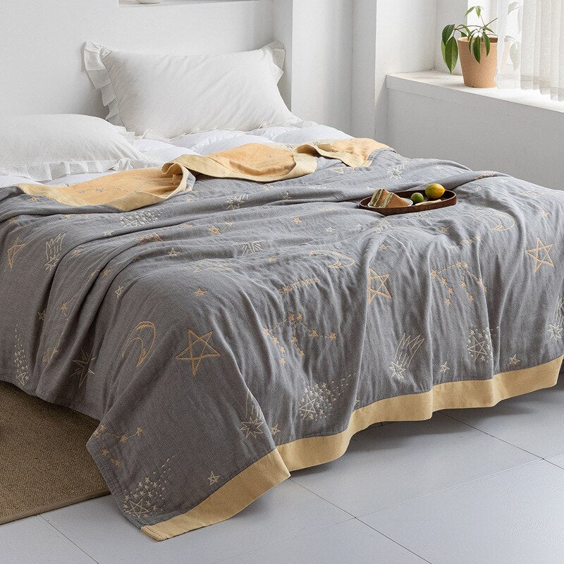 Premium Cotton Blanket with Elegant Design