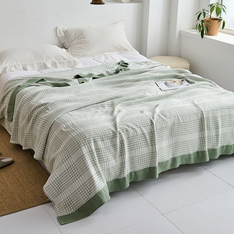 Premium Cotton Blanket with Elegant Design