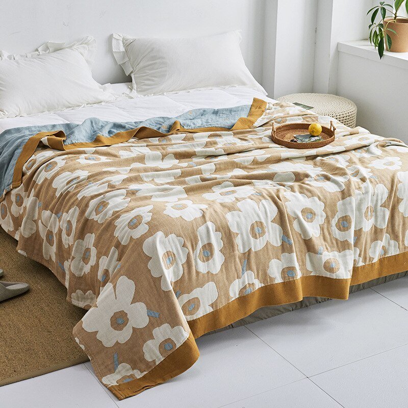Premium Cotton Blanket with Elegant Design