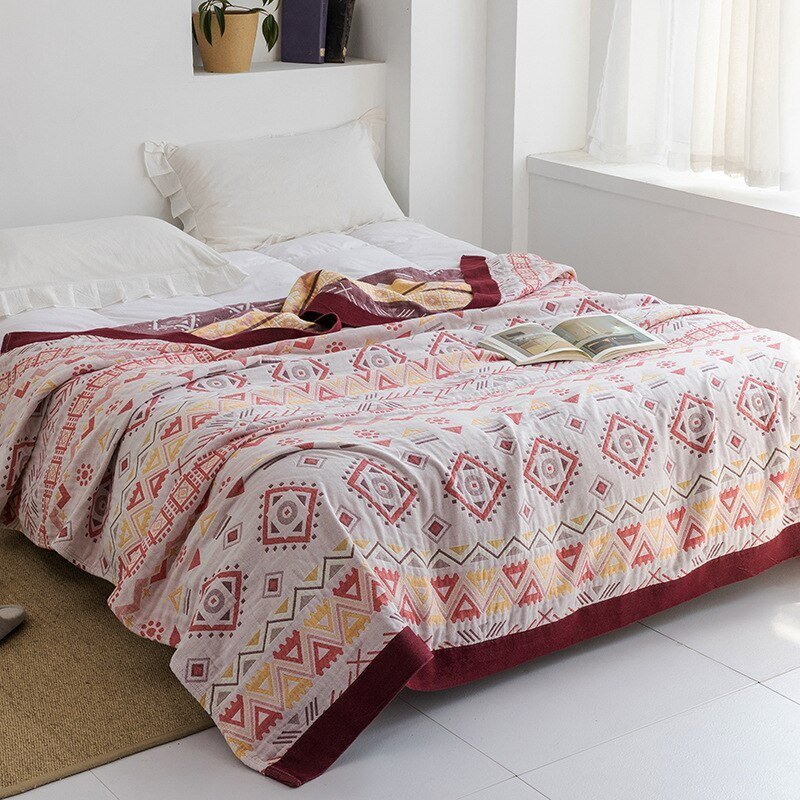 Premium Cotton Blanket with Elegant Design